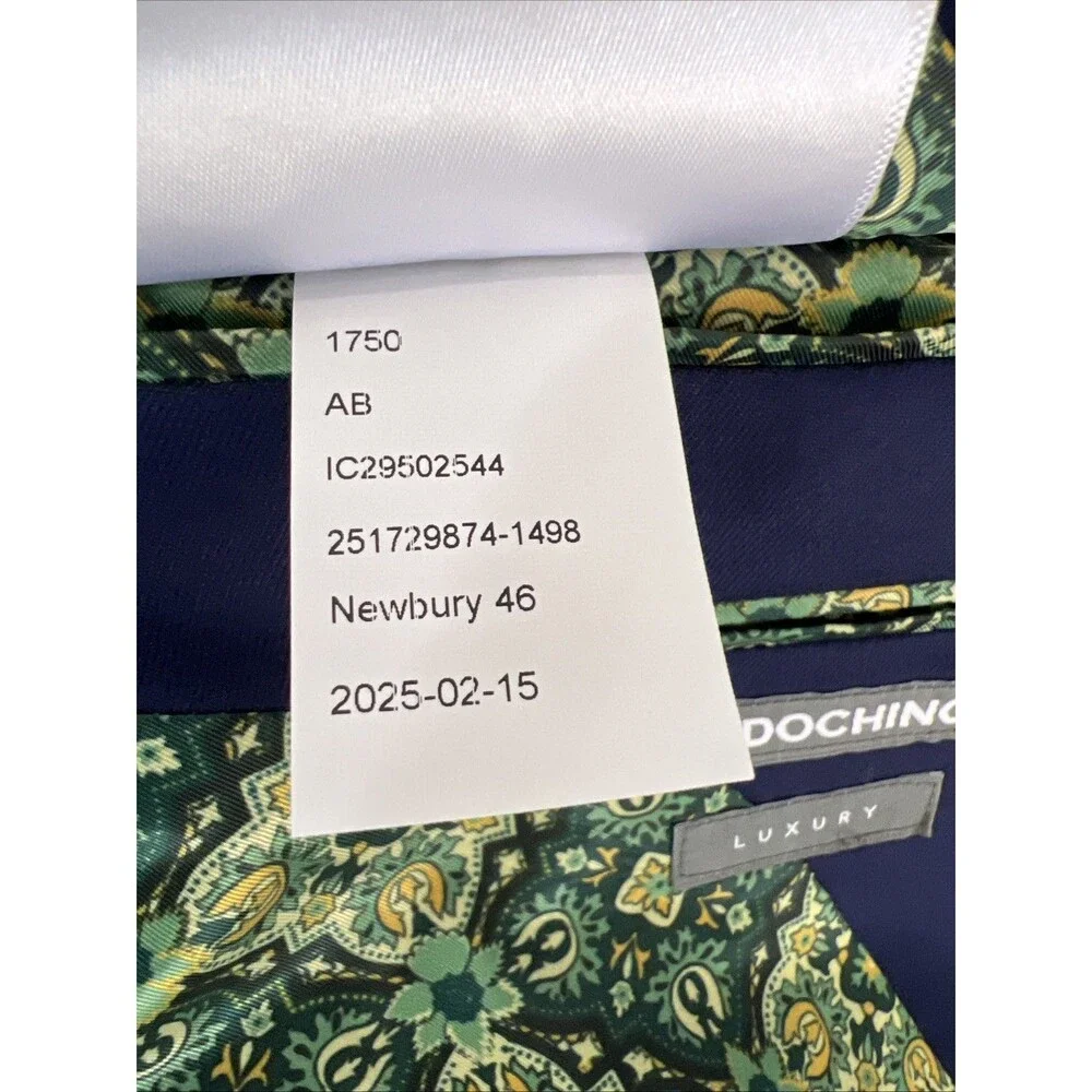 Indochino Sport Coat Mens 38R Chino‎ Newbury Two Button Preppy Blazer